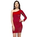 Women39s Western One Shouder Bodycon Dress Casual