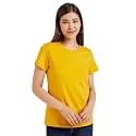 Women39s White Round Neck Short Sleeve T-Shirt