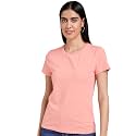 Women39s White Round Neck Short Sleeve T-Shirt