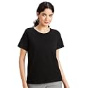 Women39s White Round Neck Short Sleeve T-Shirt