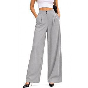 Womens Wide Leg Bottomwear with Pocket