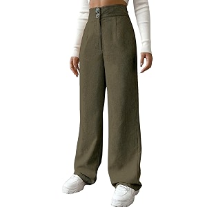 Womens Wide Leg Bottomwear with Pocket