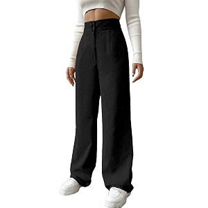 Womens Wide Leg Bottomwear with Pocket