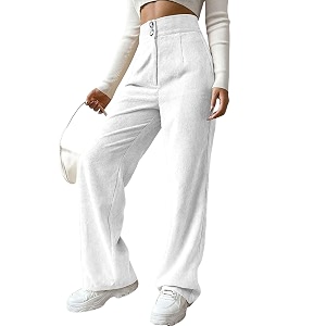 Womens Wide Leg Bottomwear with Pocket