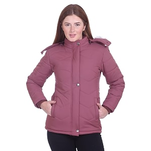women39s winter jacket  warm quilted outerwear with hood  stylish puffer coat for cold weather  comfortable lightweight winterwear for ladies amp girls