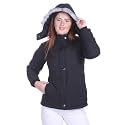 Women's Winter Jacket | Warm Quilted Outerwear with Hood | Stylish Puffer Coat for Cold Weather | Comfortable Lightweight Winterwear for Ladies &amp; Girls