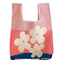 Small Wrist Knot Bag for Women Knitted Purse