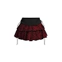 Women's Y2k Mini Ruffle Skirts with Shorts Cute Coquette Skort