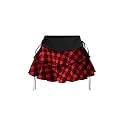 Women's Y2k Mini Ruffle Skirts with Shorts Cute Coquette Skort
