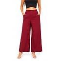 Women Airy Linen Wide Leg Pants 