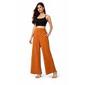 Women Airy Linen Wide Leg Pants 