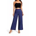 Women Airy Linen Wide Leg Pants 