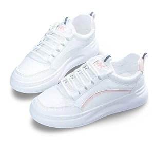 Women Girls White Stylish Design Lace-up