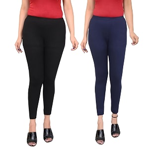 Women Ankle Length Leggings Combo Pack Stretchable
