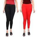 Women Ankle Length Leggings Combo Pack Stretchable