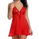 Women Babydoll Lingerie with G -String Panty