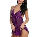Women Babydoll Lingerie with G -String Panty