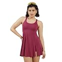 Women Bliss Swim Dress - Racerback | Racerback Design | Adjustable Straps | UPF 40+ | in-Built Cups