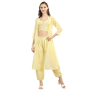 Women Casual Co-Ord 3 Piece Set Three