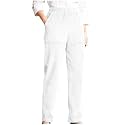 Women Corduroy Pants Trendy Straight Leg Work Pants Casual Cozy Elastic Waist Joggers for Office Business with Pocket
