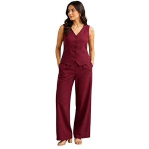 Women Cotton Blend Western Co-Ord Set