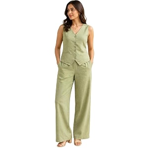 Women Cotton Blend Western Co-Ord Set