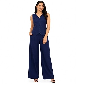 Women Cotton Blend Western Co-Ord Set