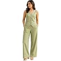 Women Cotton Blend Western Co-Ord Set 