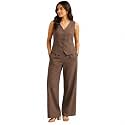 Women Cotton Blend Western Co-Ord Set 