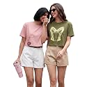 Women Cotton Boxy Crop T-Shirt Combo Pack