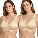 Women Cotton Bra Soft Breathable Non-Padded Everyday