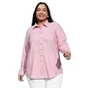 Women Cotton Comfort Plus Size Yellow Striped