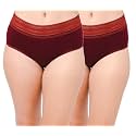 Women Cotton Hipster Panty Combo of 2