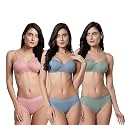 Women Cotton Honeymoon Balconette Lightly Padded Bra