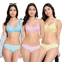 Women Cotton Honeymoon Balconette Lightly Padded Bra