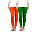 Women Cotton Lycra Leggings Multicolor Pack of