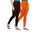 Women Cotton Lycra Leggings Multicolor Pack of