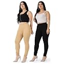 Women Cotton Lycra Leggings Multicolor Pack of