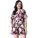 Women Cotton Pajama Set Shirt amp Shorts