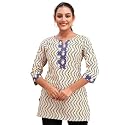 feranoid Women Cotton Printed Short Kurti 