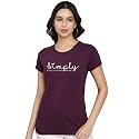 Women Cotton Regular Fit Round Neck T-Shirt