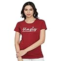 Women Cotton Regular Fit Round Neck T-Shirt