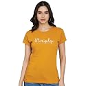 Women Cotton Regular Fit Round Neck T-Shirt