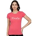 Women Cotton Regular Fit Round Neck T-Shirt