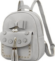 Women Craft Small 10 L Backpack Small 12 L Backpack Fahsion Leather Backpack Bags For Women & Girls (Grey)