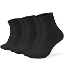 AugRing Women Crew Socks Casual Athletic Gym Running Cozy Cotton Calf Socks For Women 3-6 Pack Size 5-11