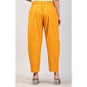 Women Elastic Waist Regular Fit Casual Cotton