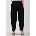 Women Elastic Waist Regular Fit Casual Cotton