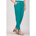 Women Elastic Waist Regular Fit Casual Cotton