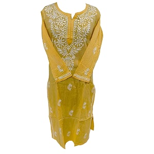 Women Fashion Lucknowi Chikankari Pure Cotton Handwork